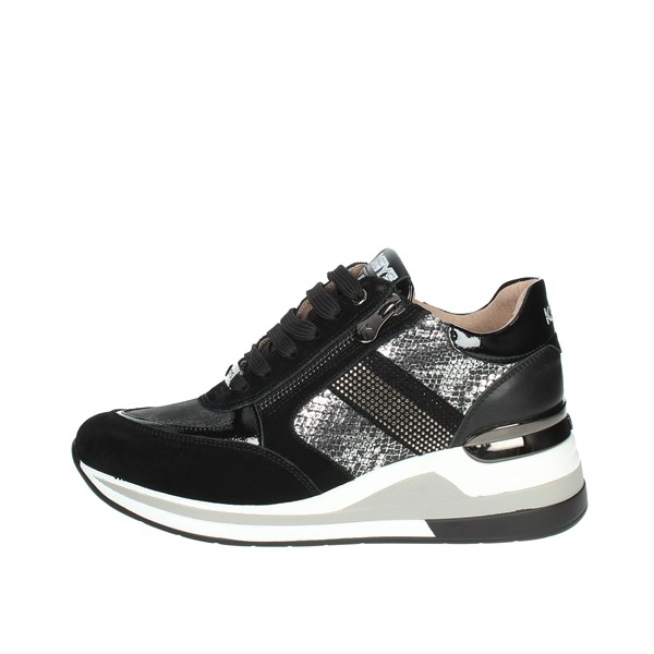 Keys Shoes Sneakers Black/Silver K-8322