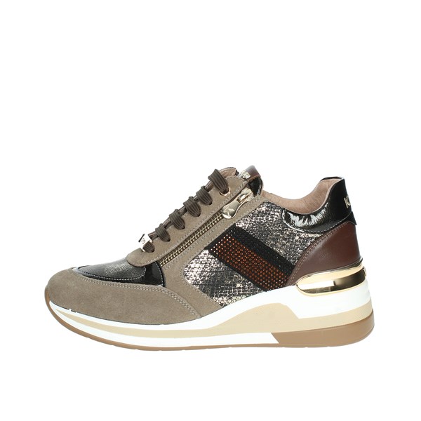 Keys Shoes Sneakers Brown Taupe K-8322