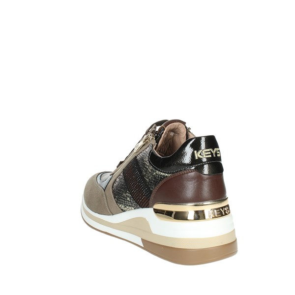 Keys Shoes Sneakers Brown Taupe K-8322
