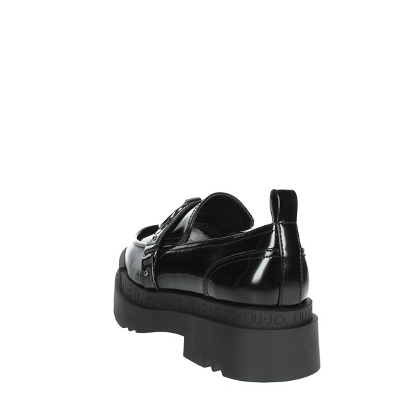 Liu-jo Shoes Moccasin Black LOVE 41
