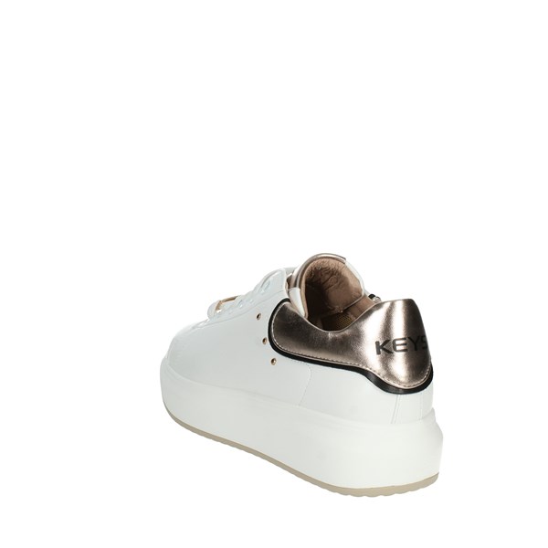 Keys Shoes Sneakers White/Light dusty pink K-8304
