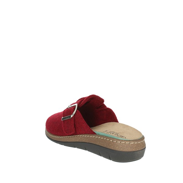 Grunland Shoes Slippers Burgundy CE0865-B1