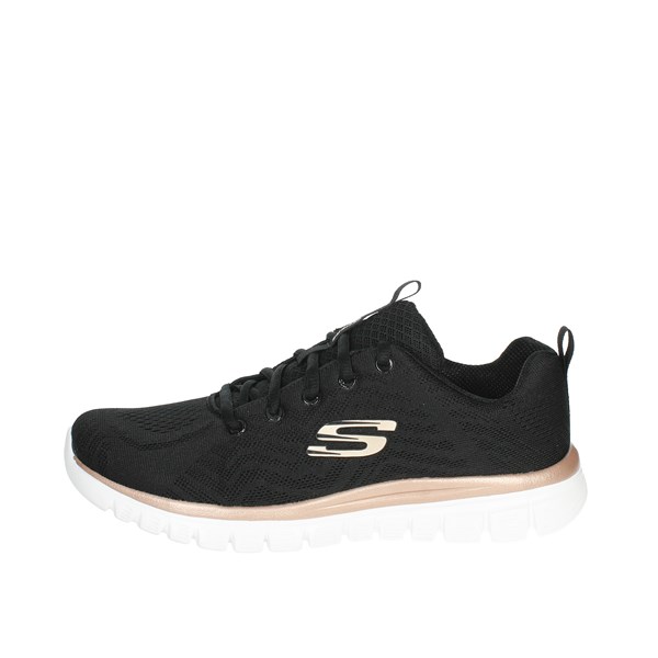 Skechers Shoes Sneakers Black/Light dusty pink 12615
