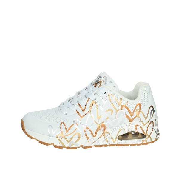 Skechers Shoes Sneakers White/Gold 155523