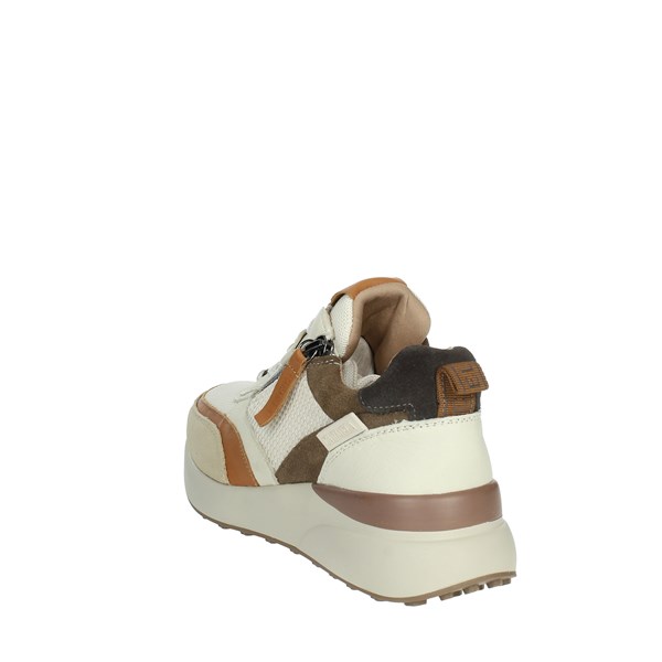 Carmela Shoes Sneakers Beige/Brown leather 160001