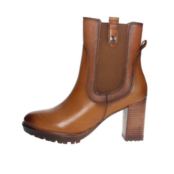 Carmela Shoes Heeled Ankle Boots Brown leather 160052
