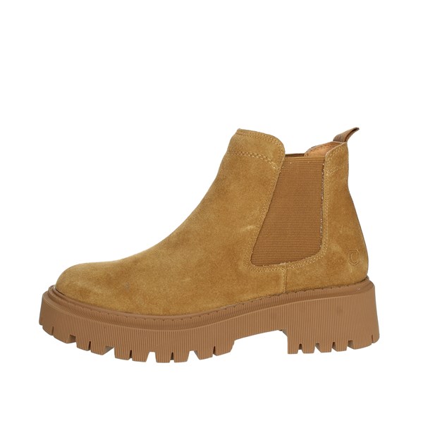 Carmela Shoes Low Ankle Boots Brown leather 160116