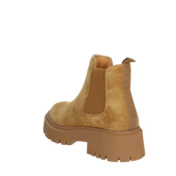 Carmela Shoes Low Ankle Boots Brown leather 160116