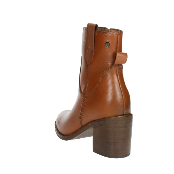 Carmela Shoes Heeled Ankle Boots Brown leather 160058