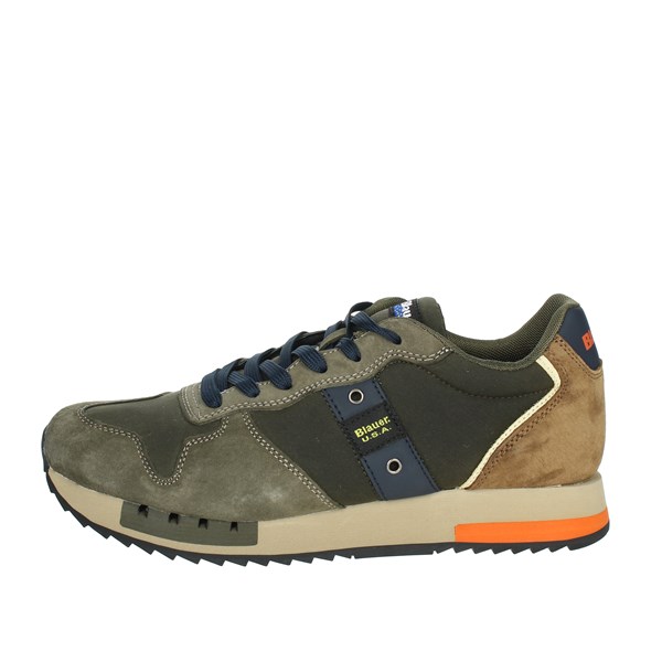 Blauer Shoes Sneakers Dark Green F3QUEENS01/WAX