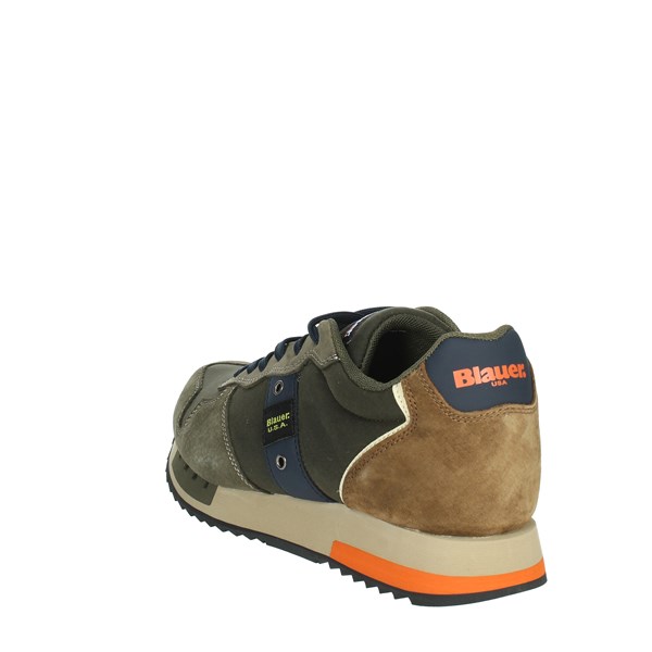 Blauer Shoes Sneakers Dark Green F3QUEENS01/WAX