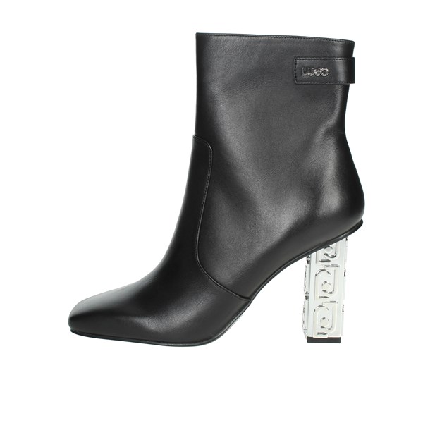Liu-jo Shoes Heeled Ankle Boots Black JENNIFER 01