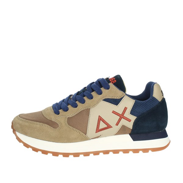 Sun68 Shoes Sneakers Beige/Blue Z43117