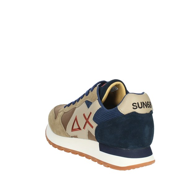 Sun68 Shoes Sneakers Beige/Blue Z43117