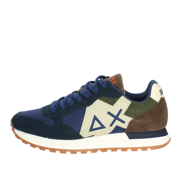 Sun68 Shoes Sneakers Blue/Green Z43117