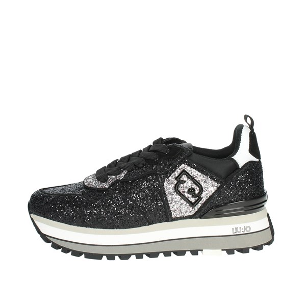 Liu-jo Shoes Sneakers Black/Silver MAXI WONDER 24-N