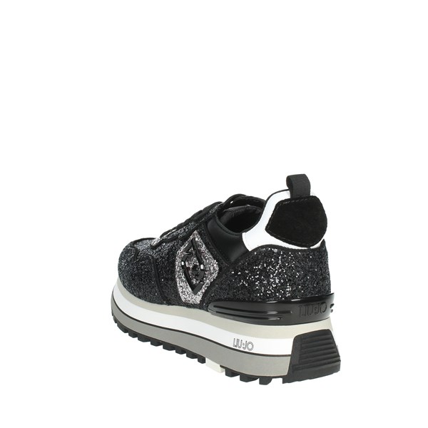 Liu-jo Shoes Sneakers Black/Silver MAXI WONDER 24-N