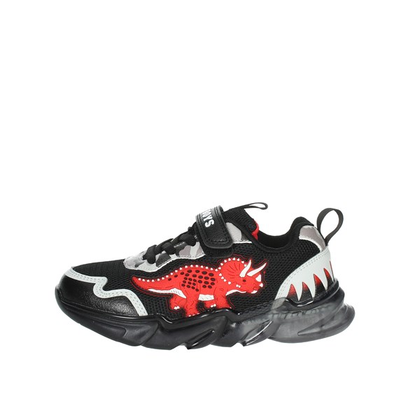 Bull Boys Shoes Sneakers Black/Red DNAL3397