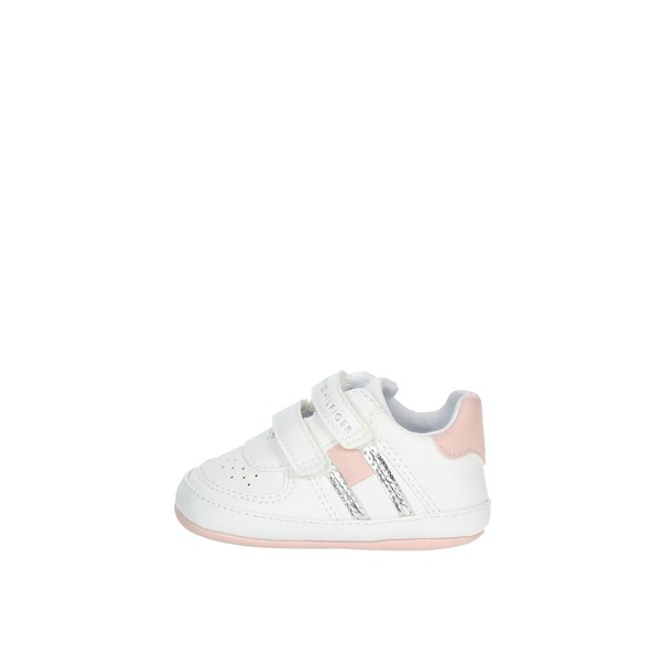 Tommy Hilfiger Shoes Baby Shoes White/Pink T0A4-32951-1433