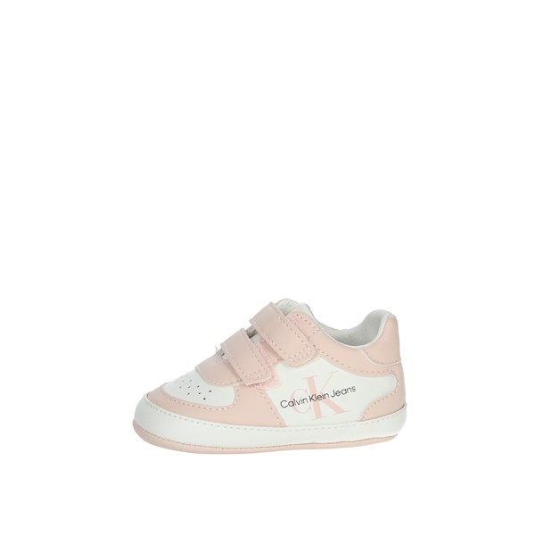 Calvin Klein Jeans Shoes Baby Shoes White/Pink V0B4-80715-1433