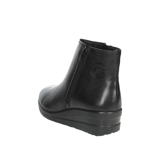 Cinzia Soft Shoes Wedge Ankle Boots Black IV13898-CN