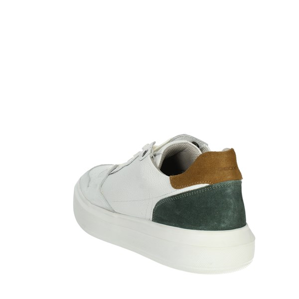 Geox Shoes Sneakers White/Green U355WB 04722
