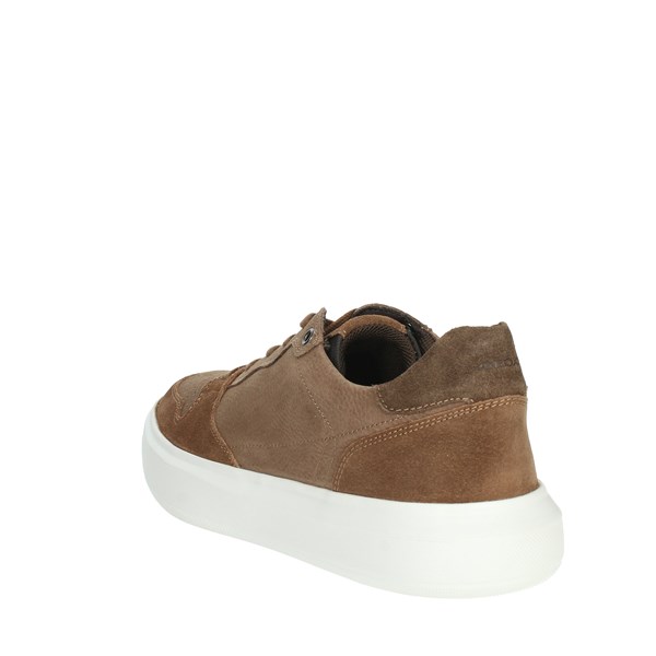 Geox Shoes Sneakers Brown leather U355WB 04722