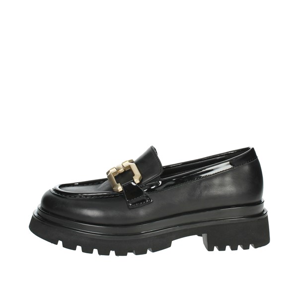 Keys Shoes Moccasin Black K-8550