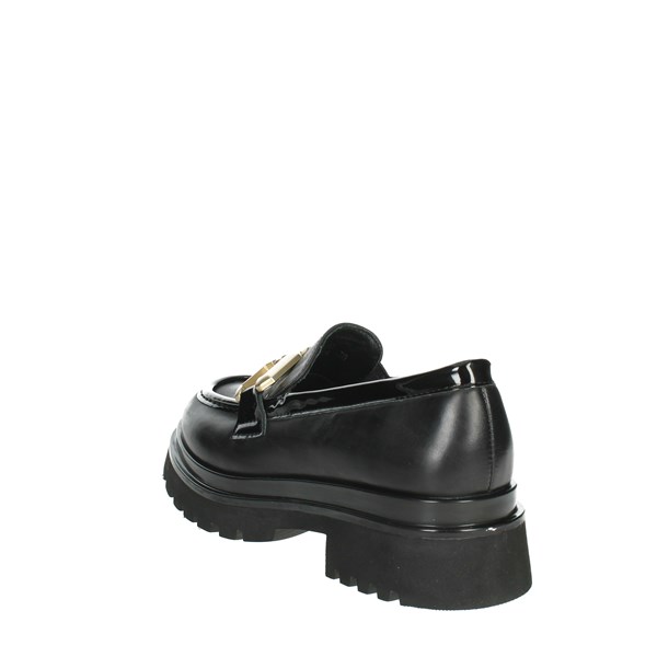 Keys Shoes Moccasin Black K-8550