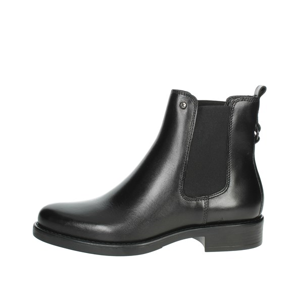 Keys Shoes Low Ankle Boots Black K-8521