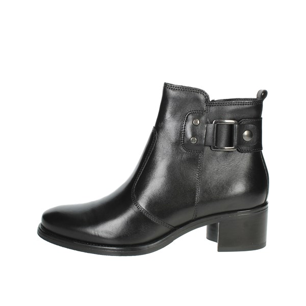 Keys Shoes Low Ankle Boots Black K-8530