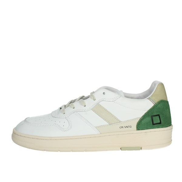D.a.t.e. Shoes Sneakers White/Green M381-C2-VC-WG