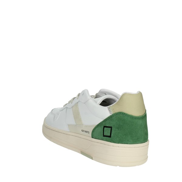 D.a.t.e. Shoes Sneakers White/Green M381-C2-VC-WG