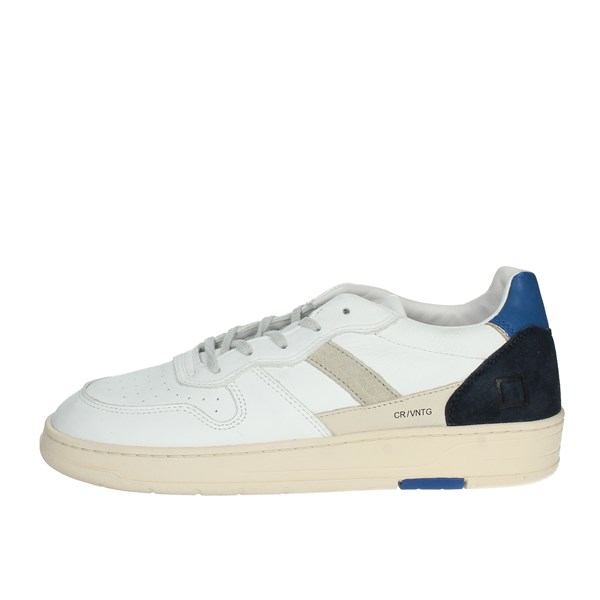 D.a.t.e. Shoes Sneakers White/Blue M381-C2-VC-WL
