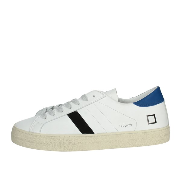D.a.t.e. Shoes Sneakers White/Blue M381-HL-VC-WE
