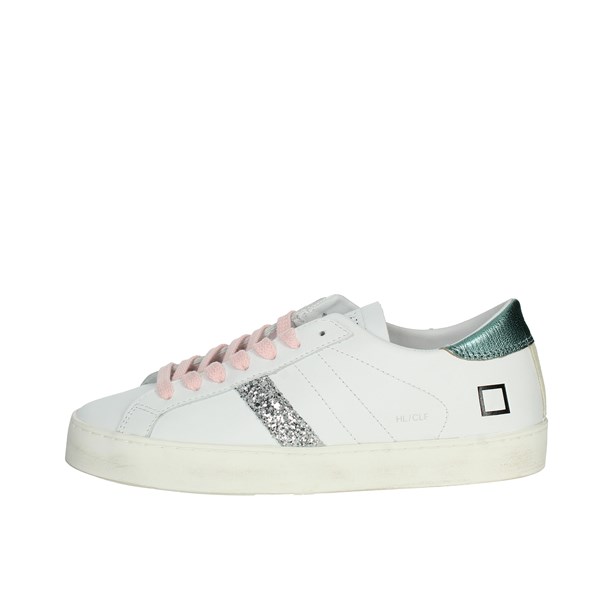 D.a.t.e. Shoes Sneakers White/Silver W381-HL-CA-WG