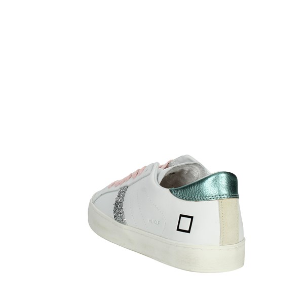 D.a.t.e. Shoes Sneakers White/Silver W381-HL-CA-WG