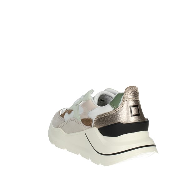 D.a.t.e. Shoes Sneakers White/Green W381-FG-NY-HM
