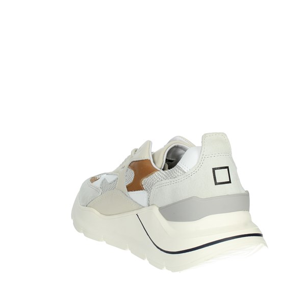 D.a.t.e. Shoes Sneakers Beige/Brown leather M381-FG-NT-WI