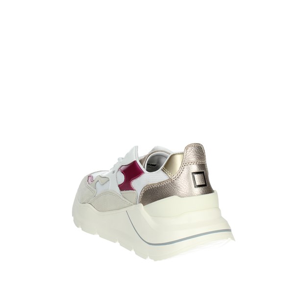 D.a.t.e. Shoes Sneakers White/Fuchsia W381-FG-DR-WF