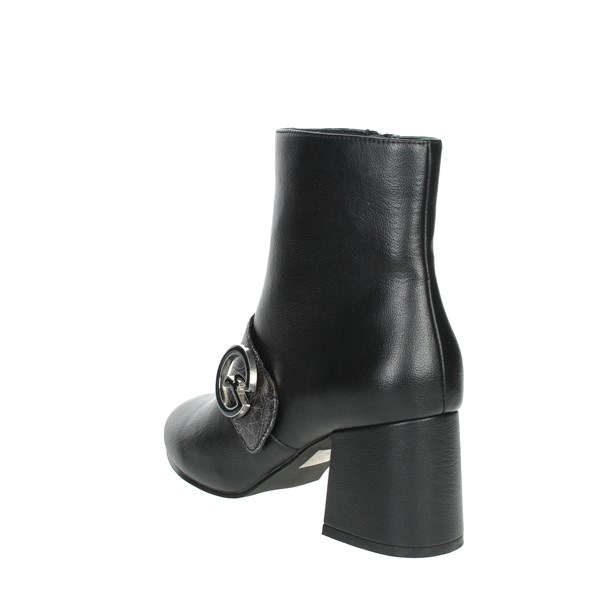 Gattinoni Shoes Heeled Ankle Boots Black PINSD1390