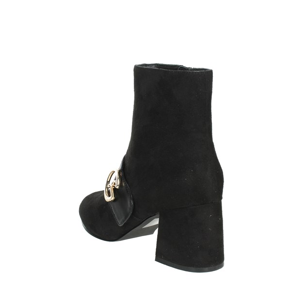 Gattinoni Shoes Heeled Ankle Boots Black PINSD1390