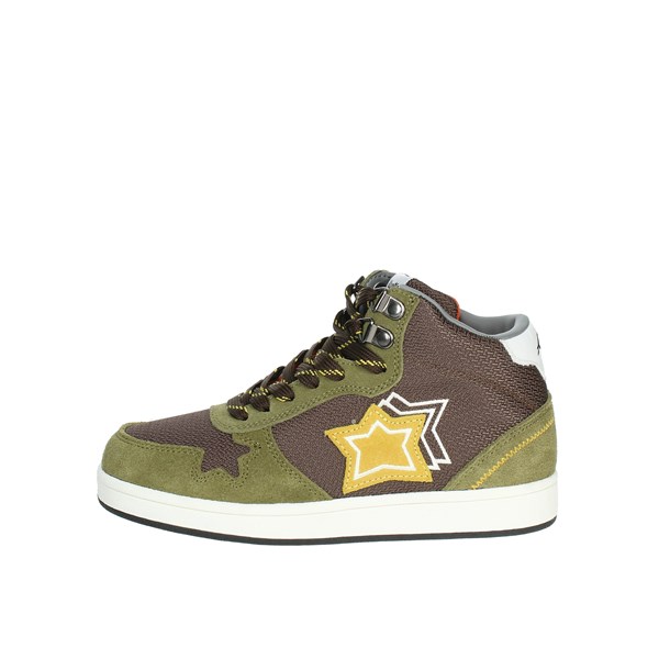 Athlantic Stars Shoes Sneakers Dark Green ZENO155