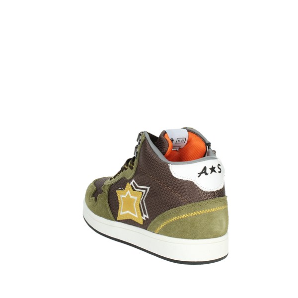 Athlantic Stars Shoes Sneakers Dark Green ZENO155