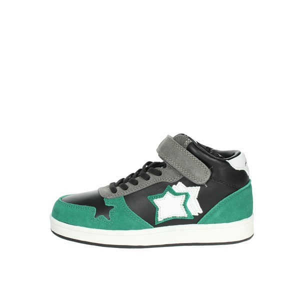 Athlantic Stars Shoes Sneakers Black/Green PARK161