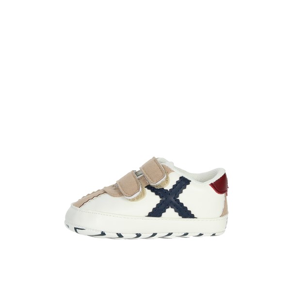 Munich Shoes Baby Shoes White/Blue 8245037