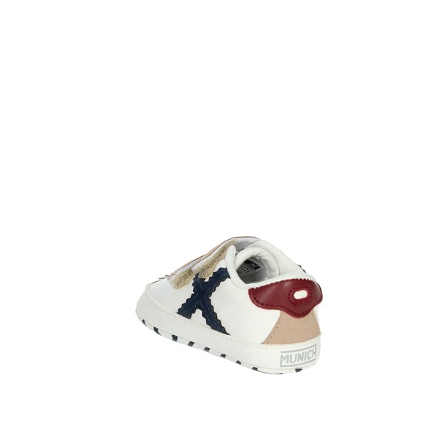 Munich Shoes Baby Shoes White/Blue 8245037