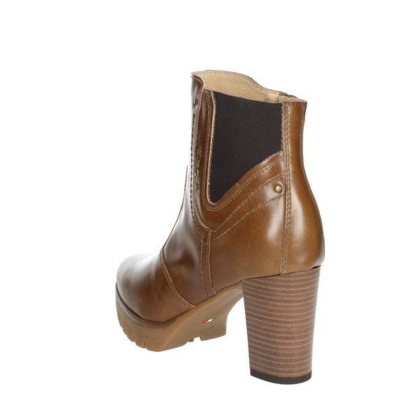 Nero Giardini Shoes Heeled Ankle Boots Brown leather I308970D