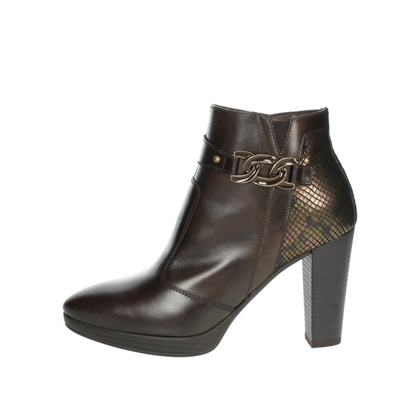 Nero Giardini Shoes Heeled Ankle Boots Brown I308250D