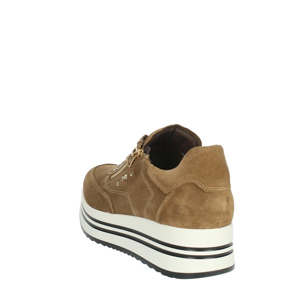 Nero Giardini Shoes Sneakers Brown leather I308382D